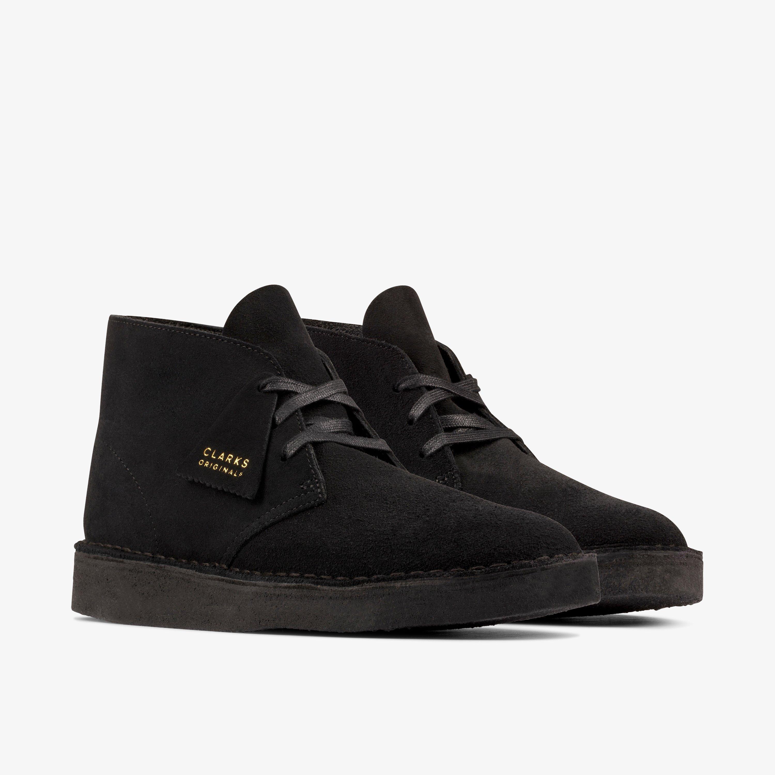 Desert Coal Black Suede