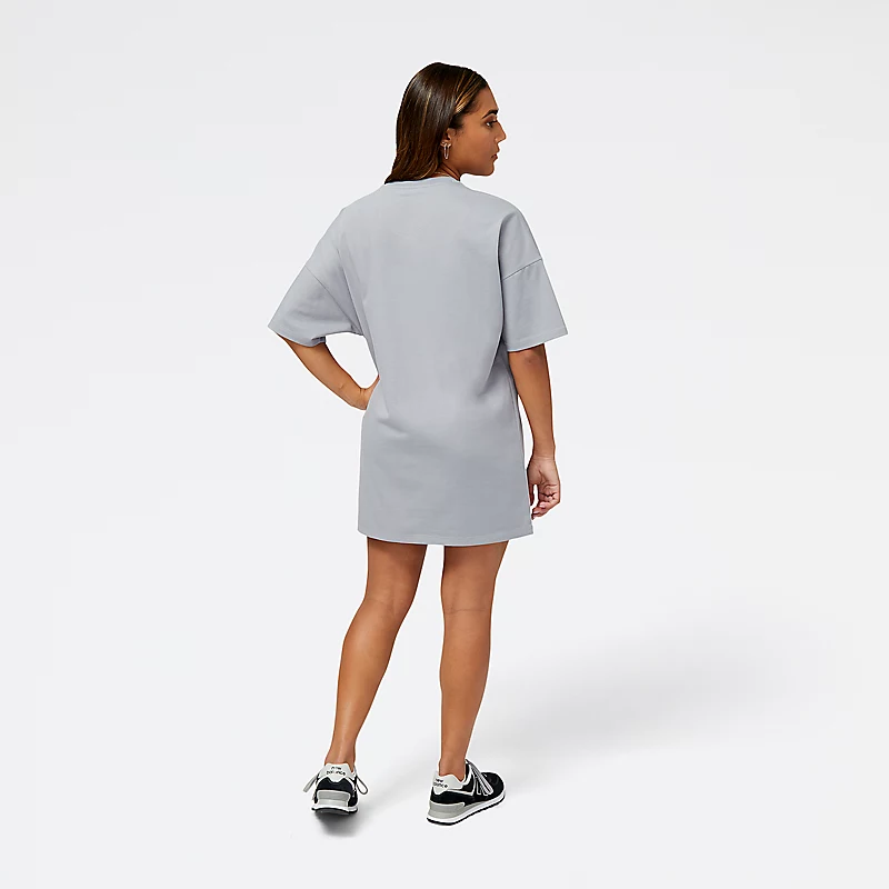 Camiseta feminina de manga curta NB Athletics Nature State – AÇO