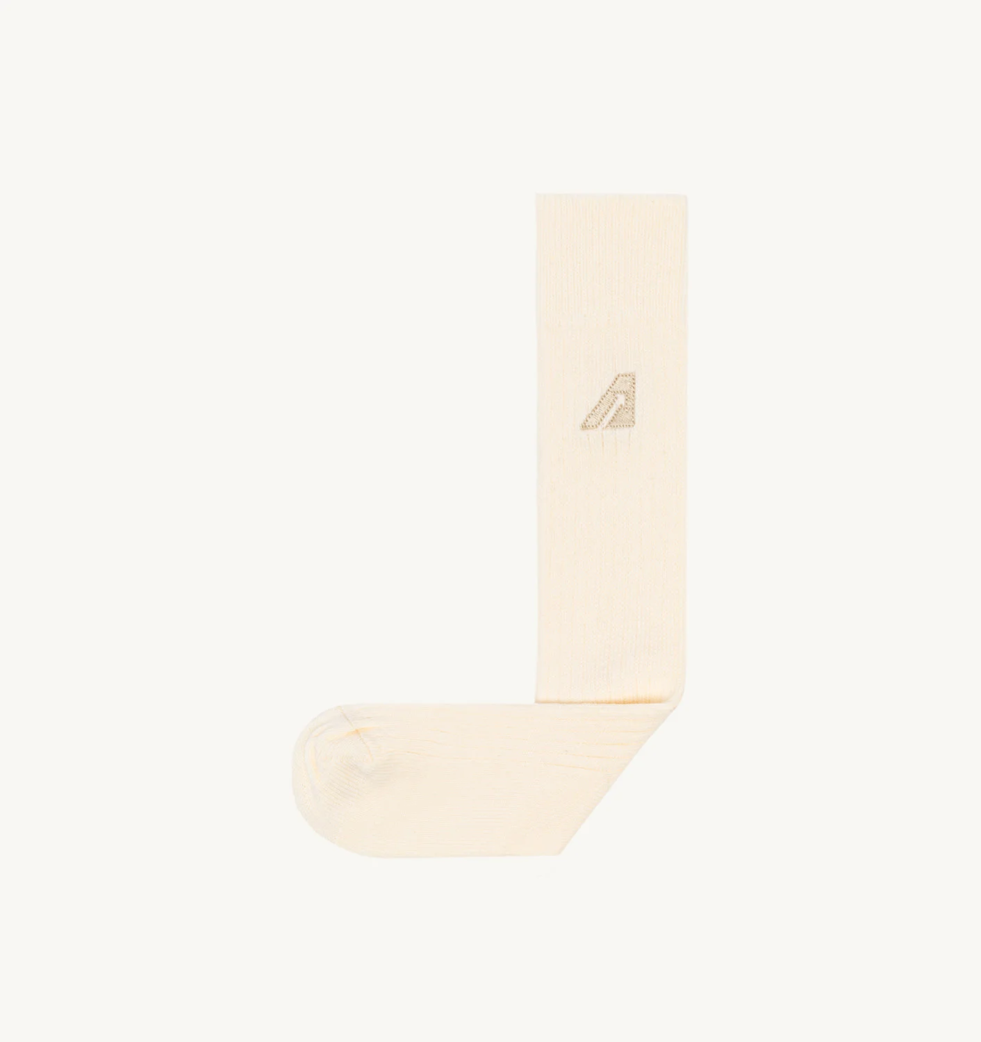 PUUVILLANEULOSUKKA, JOLLA ON NURSUNVÄRINEN KIRJATTU LOGO