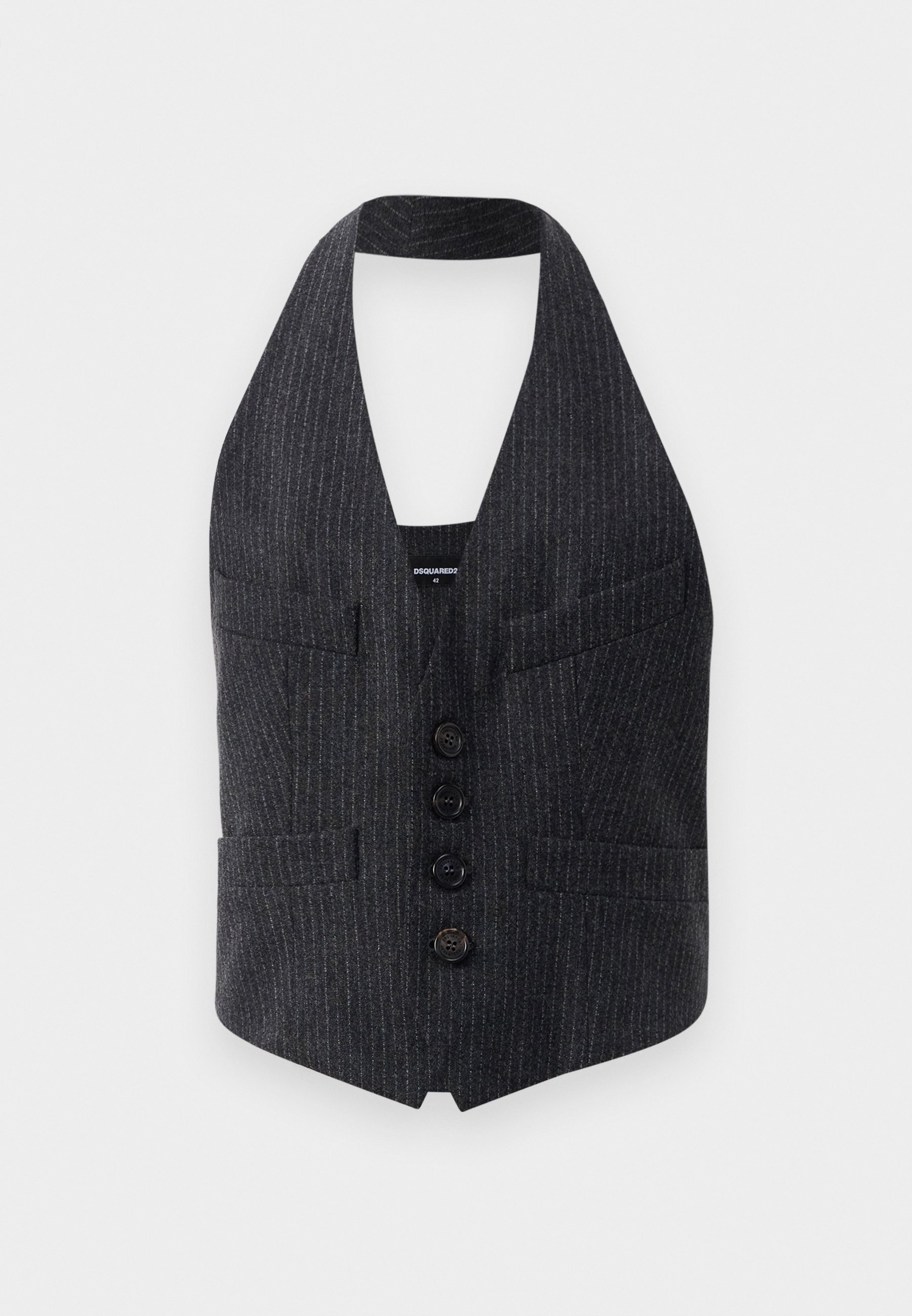 Dsquared2 BIANCA PINSTRIPE - Vest - antraciet