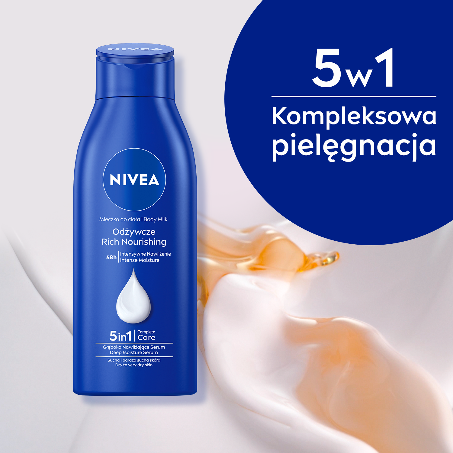 Nivea tělové mléko 400ml Výživné