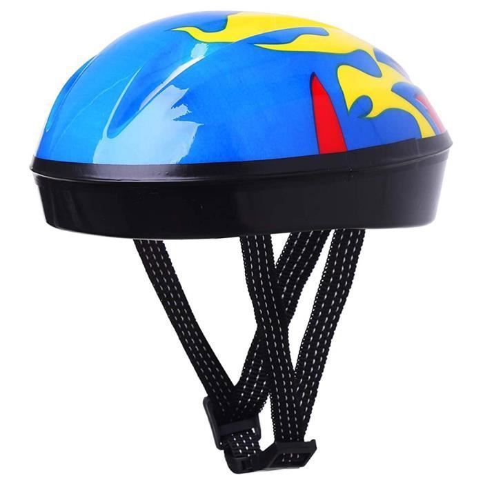 Set di protezioni per pattinaggio a rotelle per bambini: casco da bici regolabile, ginocchiere, gomitiere - Rosa