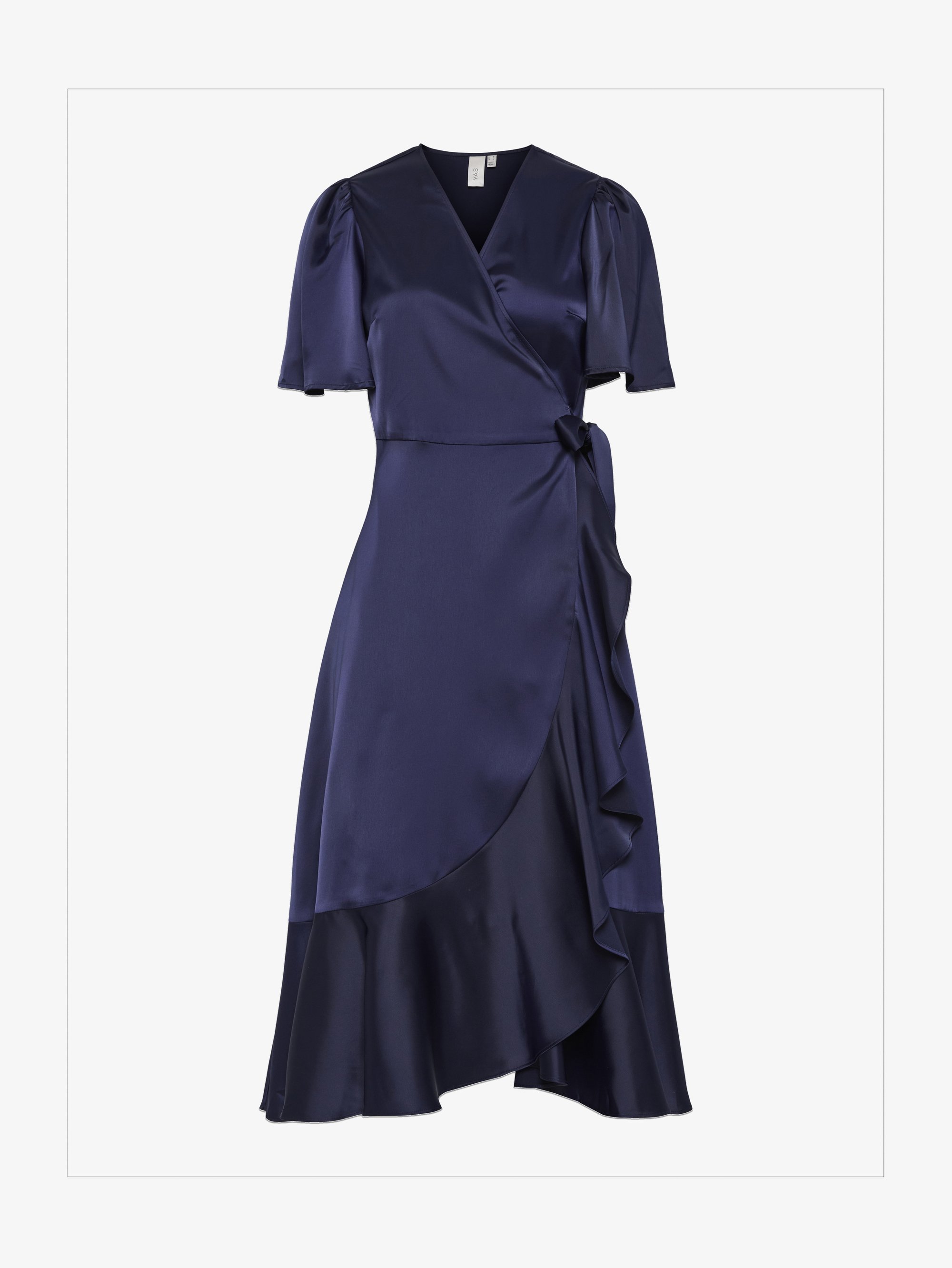 YAS YASTHEA MIDI-wikkeljurk - Feestkleding - avondblauw