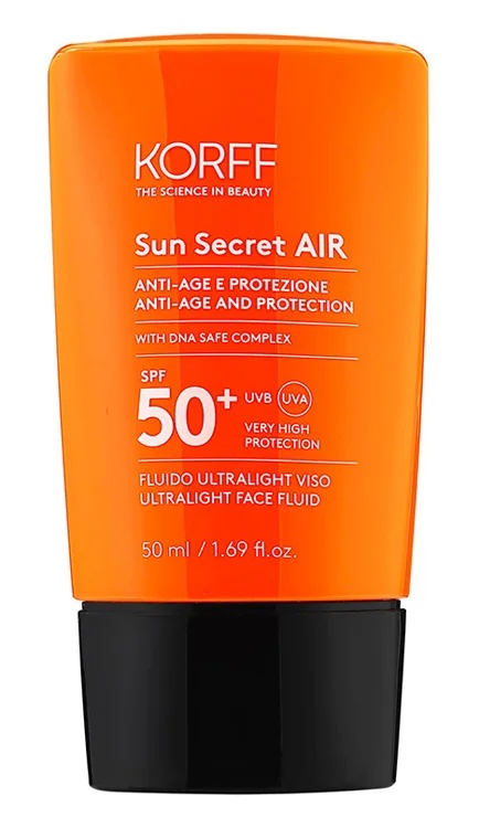 KORFF Korff Sun Secret Air Face SPF 50+ 50 ml Zeer hoge zonbescherming