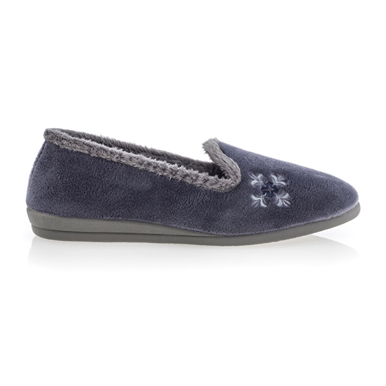 Pantoufles Femme Bleu