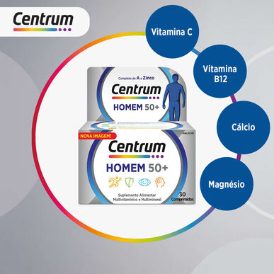 Centrum-vitamiinilisä Centrum Men 50 90 tablettia 90 tablettia
