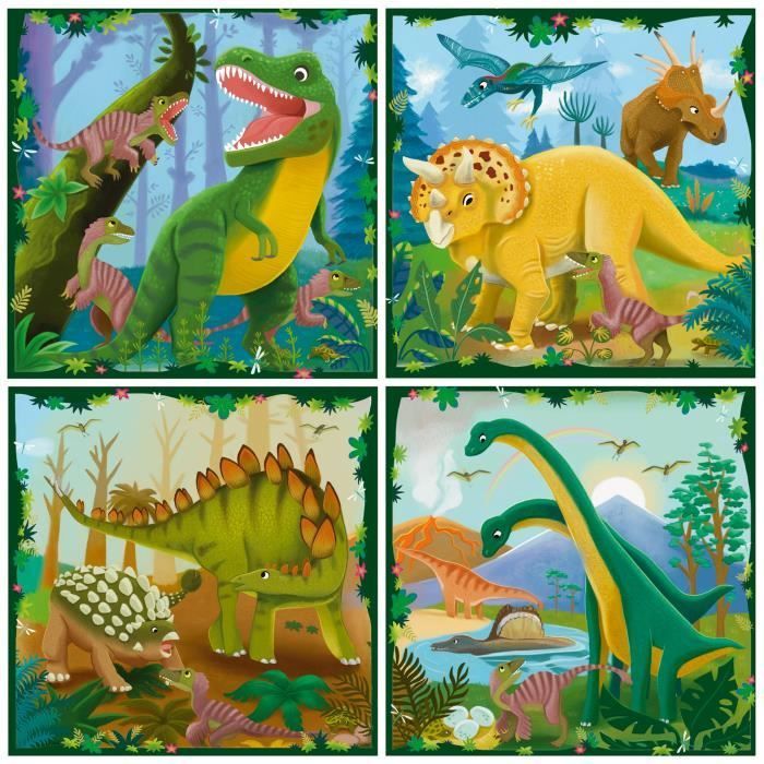 Children's Puzzle, Puzzle UP!, Dinosaurs, ages 4+, 12004003, Ravensburger