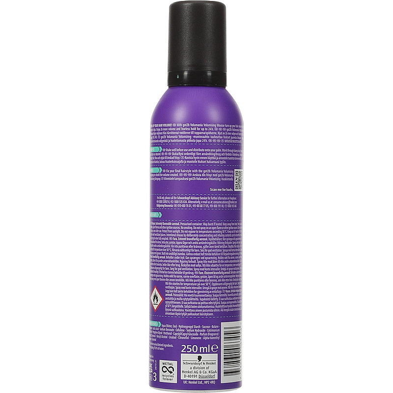 Got2B Got2b hårmousse 250 ml Volumania