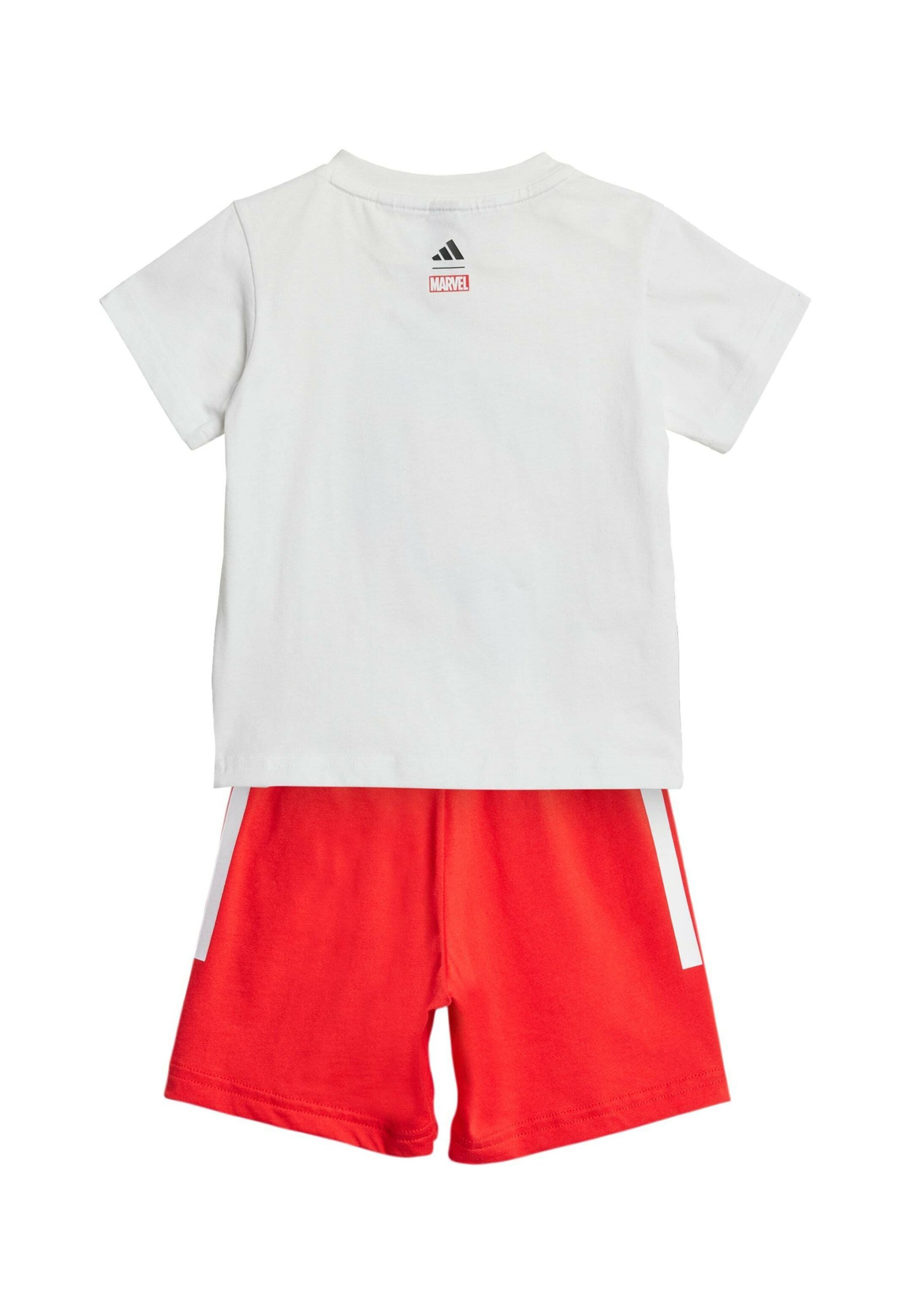 adidas Sportswear MARVEL SPIDER-MAN KIDS - Sportshorts - wit grijs twee
