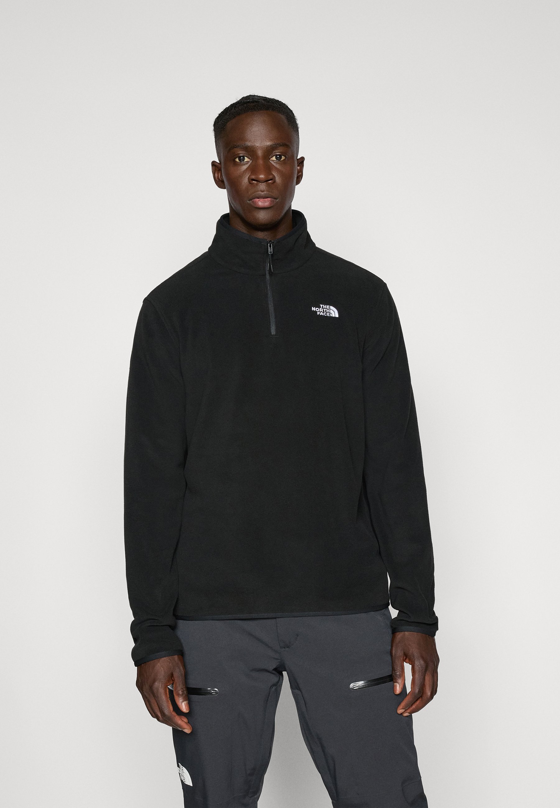 The North Face M GLACIER FLEECE 1/4 ZIP JACKET - Fleece trui - zwart