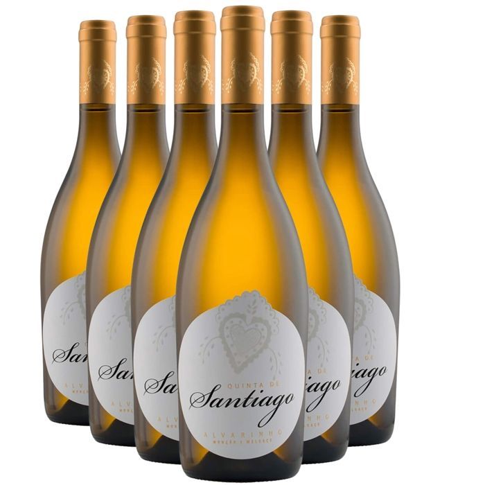 Quinta de Santiago Alvarinho 2023 - Vinho Verde - Vin Blanc du Portugal (6x75cl)