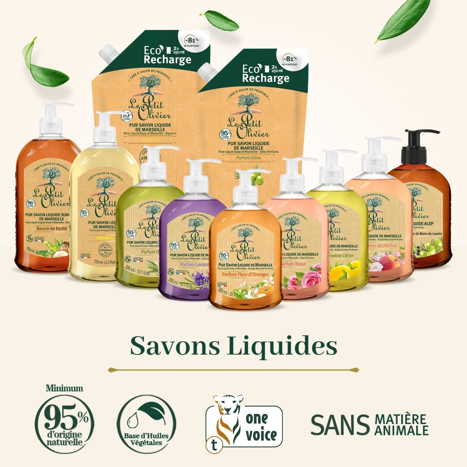 Le Petit Olivier Savon Liquide Alep