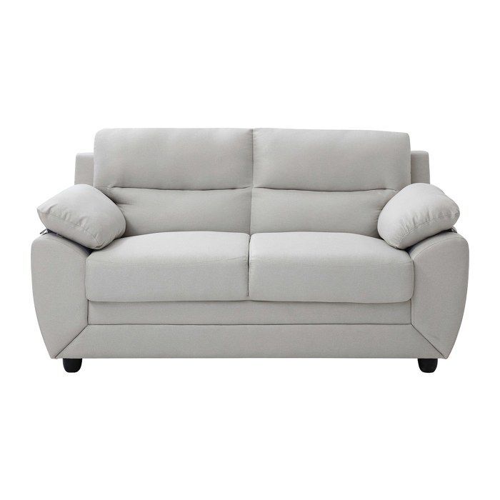 Divano a 2 posti MANOA in tessuto beige