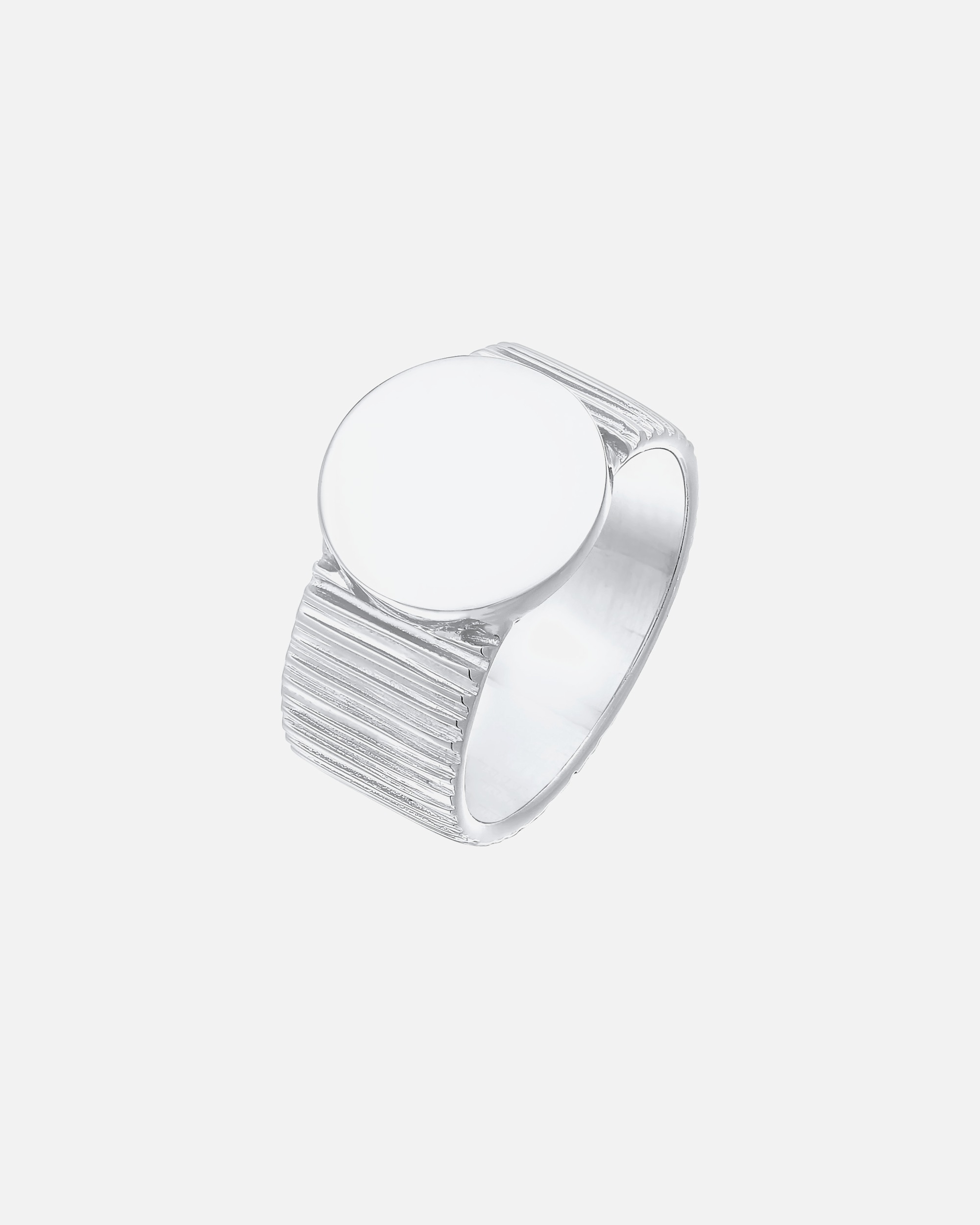 Elli PREMIUM Bague Signet Femme Structure Relief Chunky Blogger Tendance en argent sterling 925