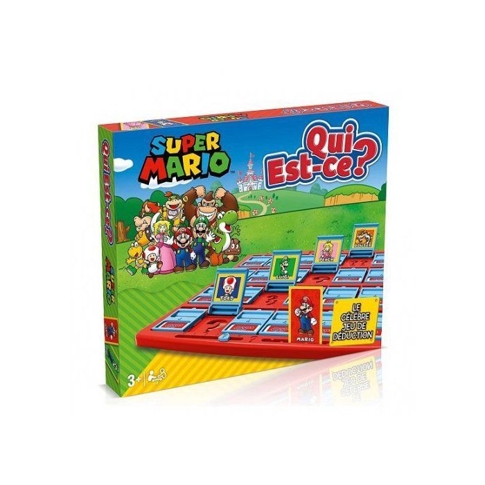 Devine Qui est ce le personnage mystere Super Mario - 24 portraits - Classique Junior, version FR - Set Jeu de