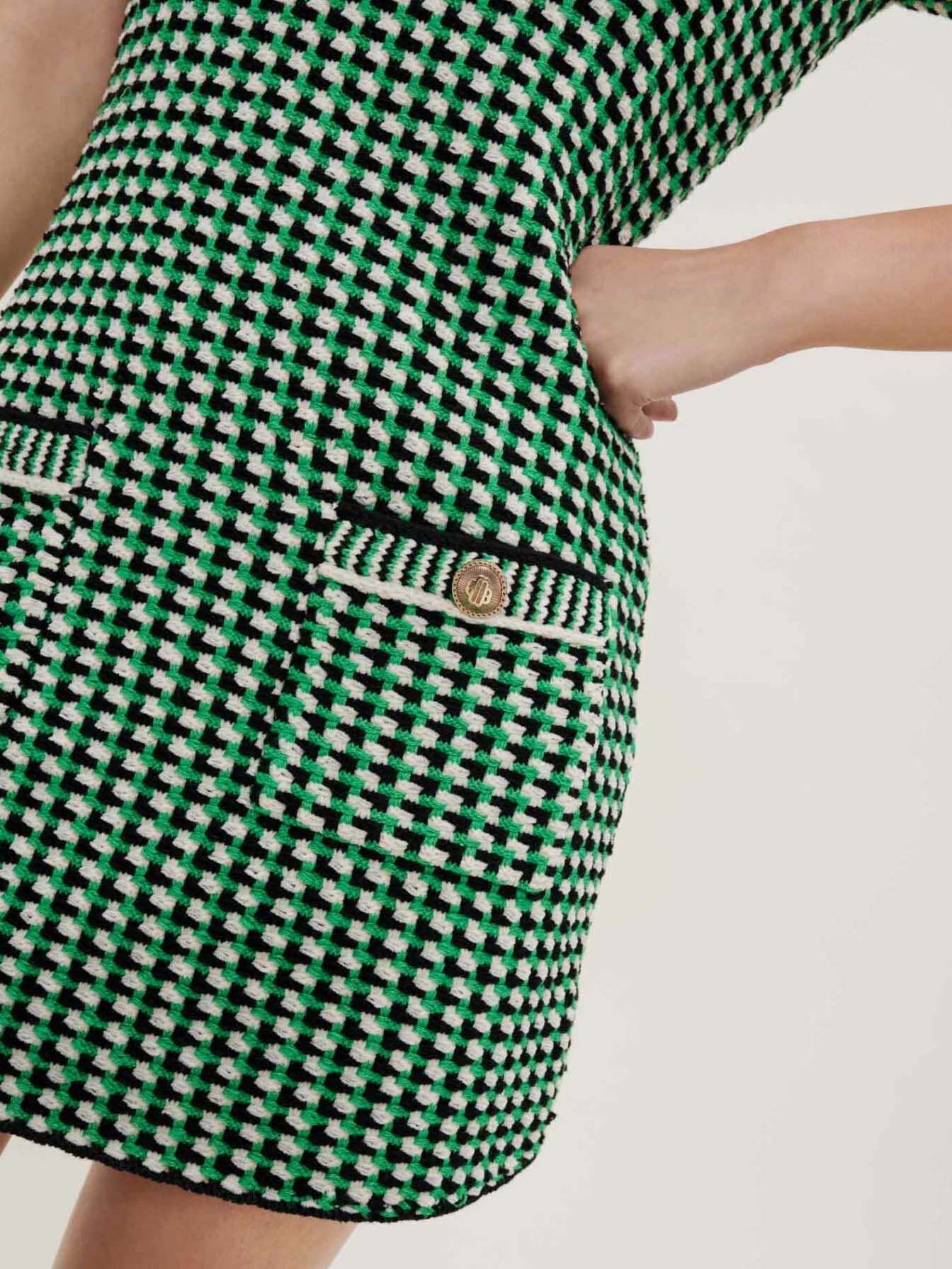 Neulottu mekko - Vert