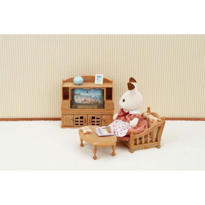Figurines miniatures - SYLVANIAN FAMILIES - 5339 - La pièce à vivre - Meubles et accessoires pour enfants