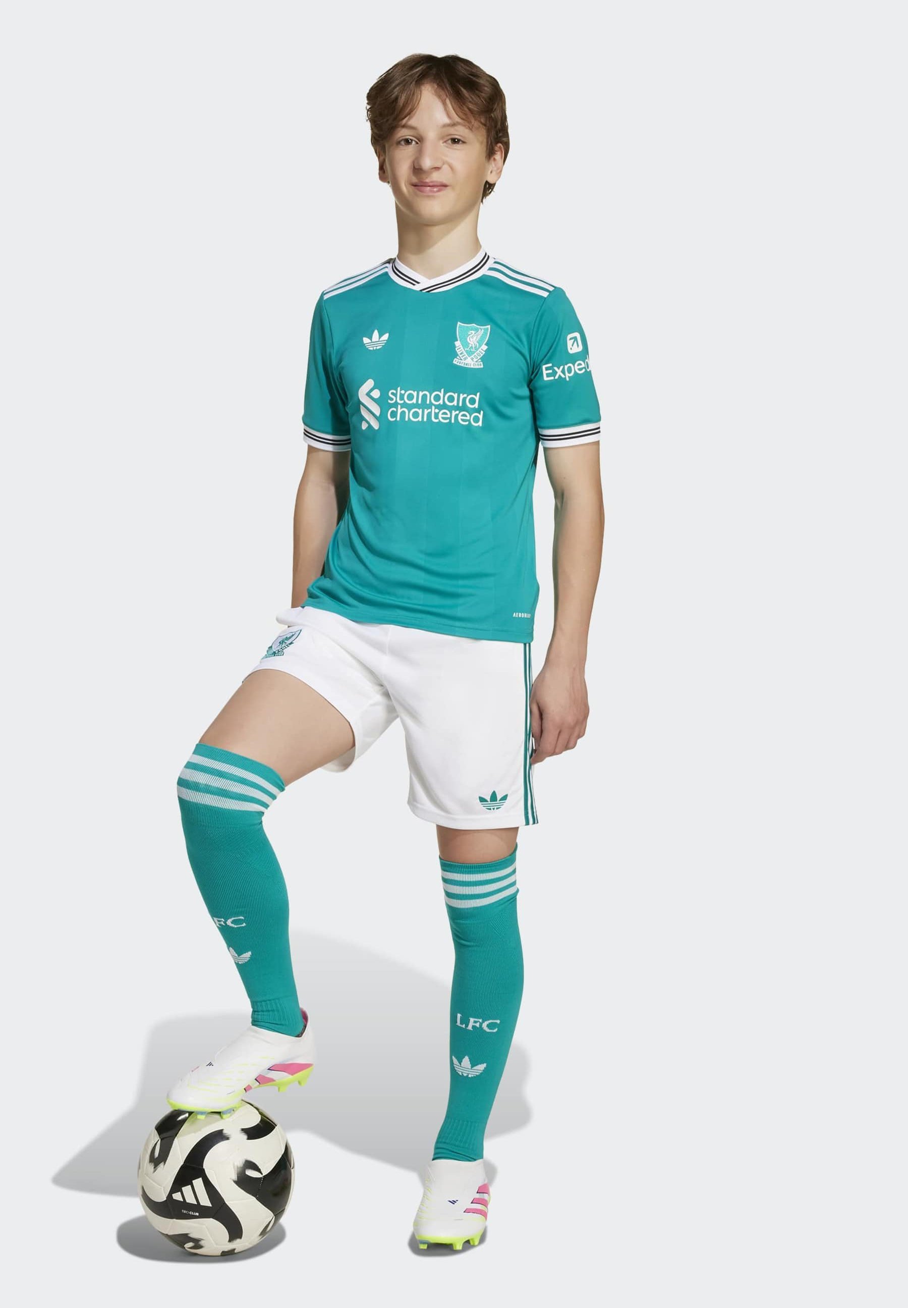 adidas Performance LIVERPOOL FC 25/26 DERDE TENUE UNISEX - Clubkleding - zeegroen