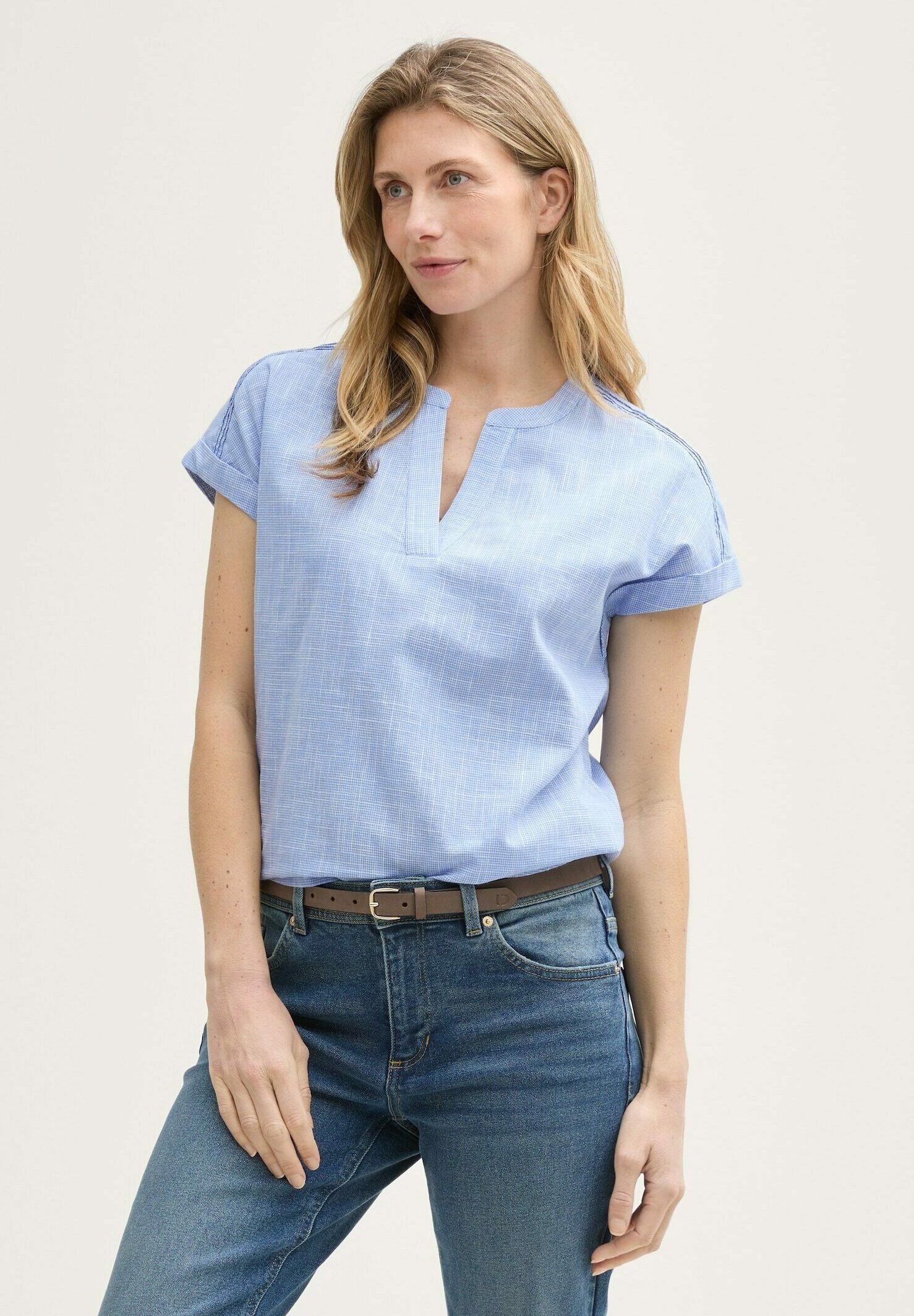 TOM TAILOR palaidinė – svajingai mėlyna