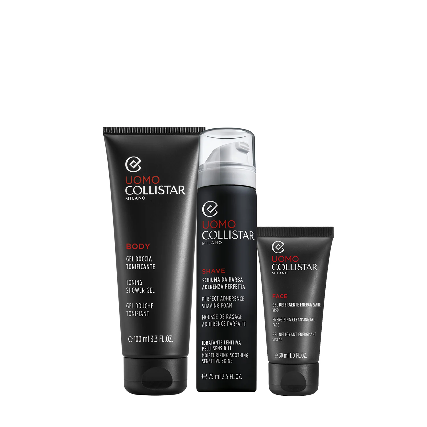 L'uomo Cofanetto Gel Doccia Tonificante - Cofanetti Viso e Corpo, Bagno e Doccia, Schiuma per Rasatura, Gel detergente viso