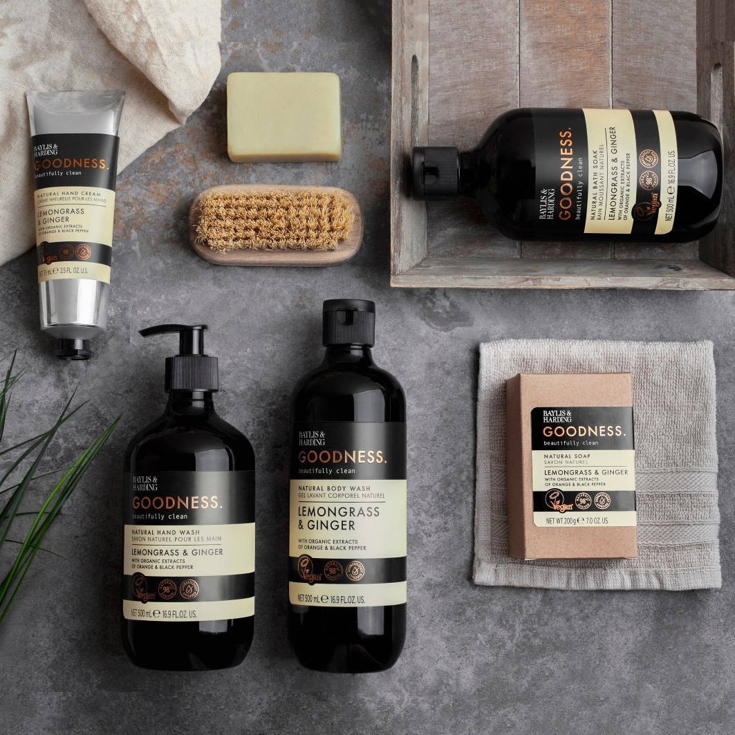 Baylis & Harding Goodness pjena za kupanje sol za kupanje limunska trava i đumbir - 500 ml