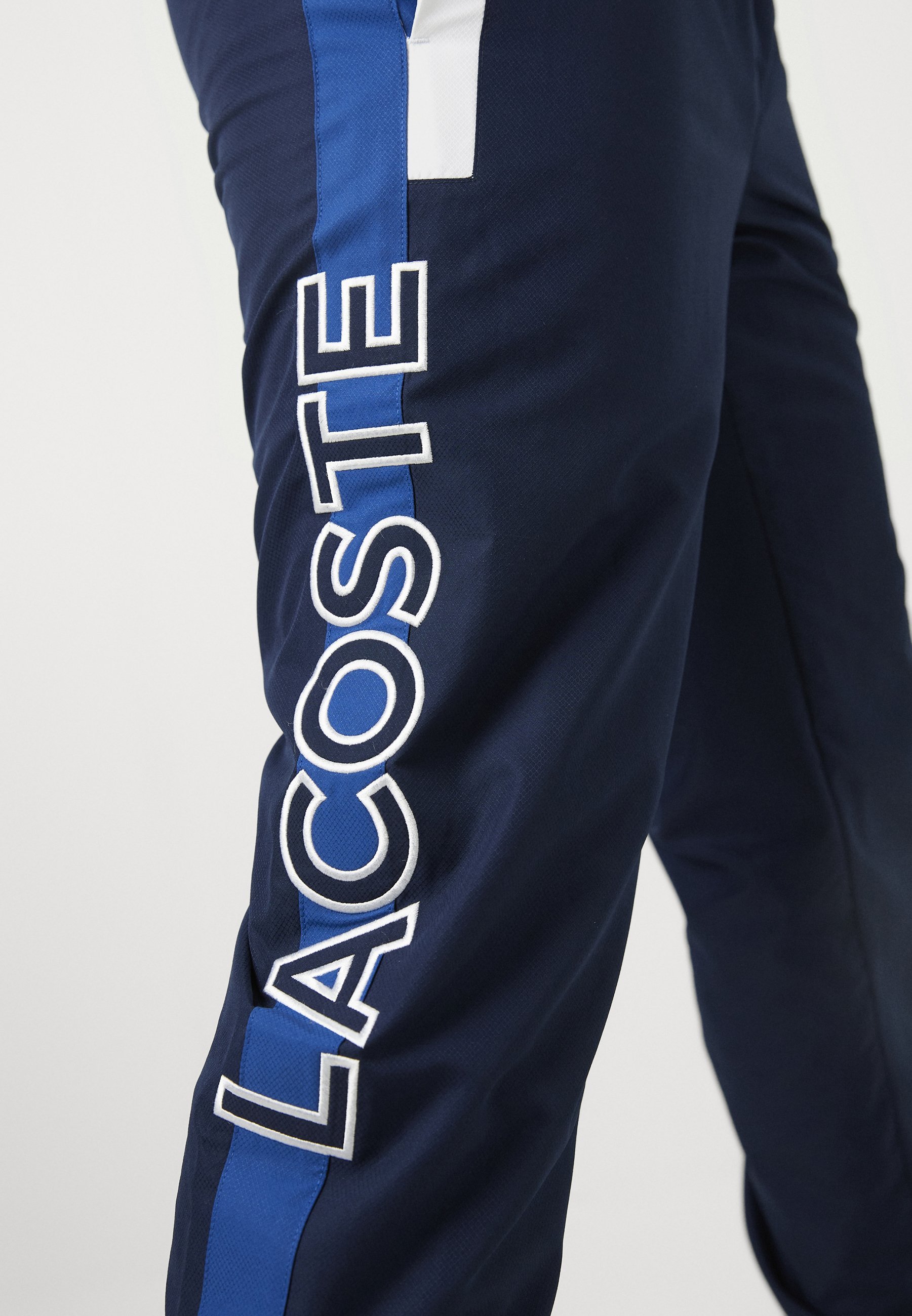 Lacoste Sport TENNIS PANT BLOCK - Teplákové kalhoty - black/grey