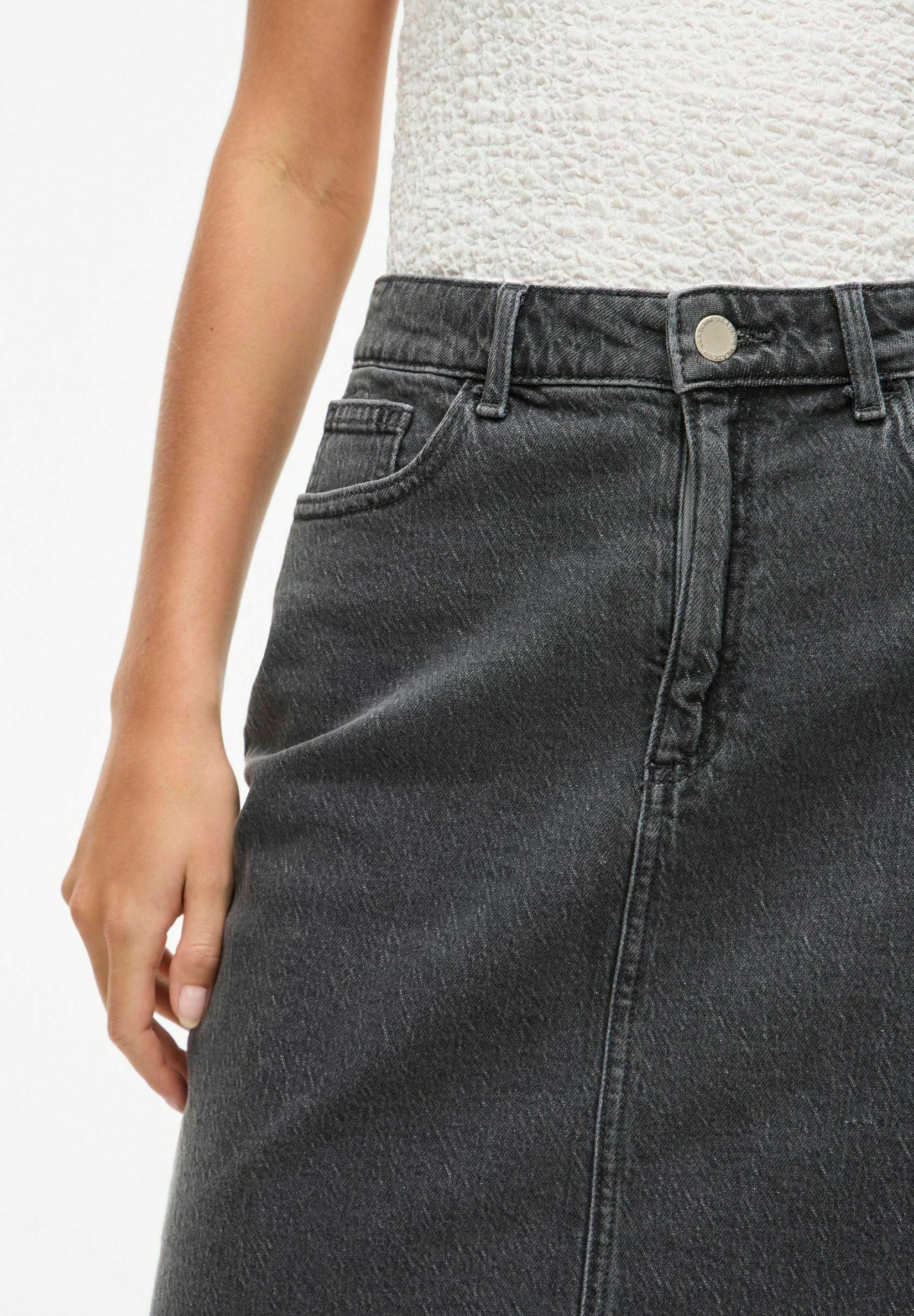 VILLA VIKAJA JAF - NOS - Denim rok - Grijze denim
