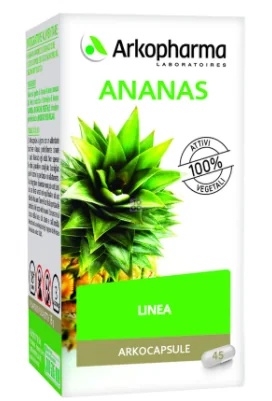 ARKOPHARMA Arcopharma Arkocapsule Ananas 45 Kapseln Ausleitung von Körperflüssigkeiten