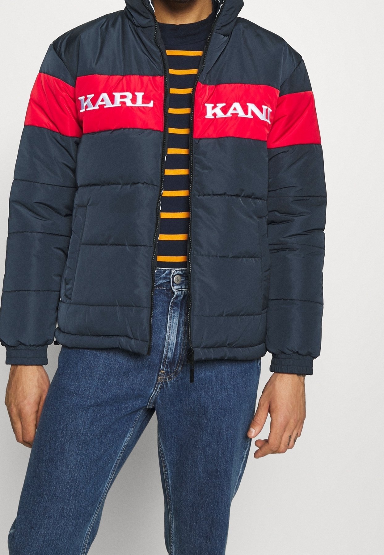 Karl Kani winterjas - donkerblauw