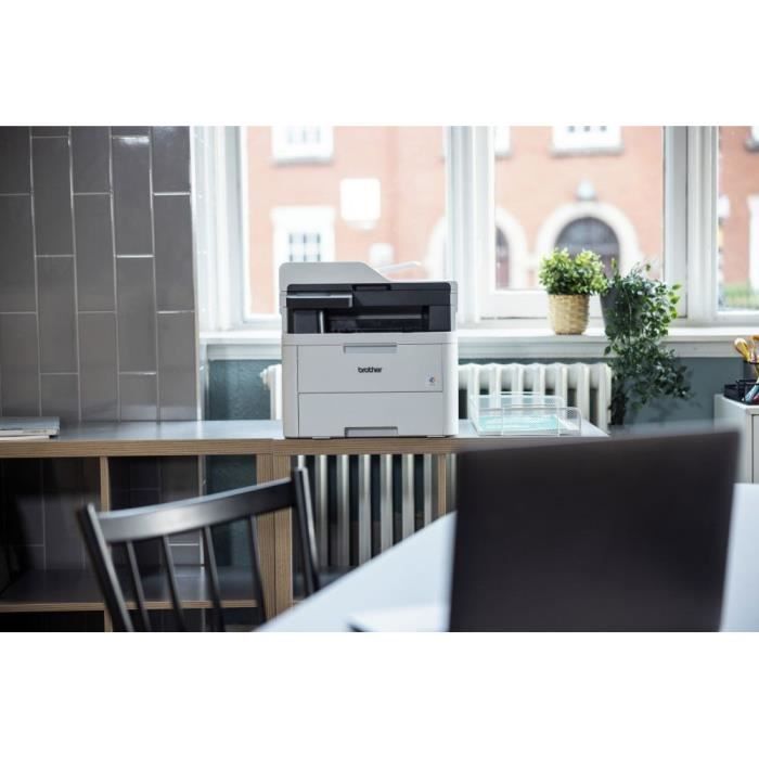 Multifunction printer - BROTHER - MFC-L3740CDWE - 4-in-1 color LED - Ethernet and Wi-Fi