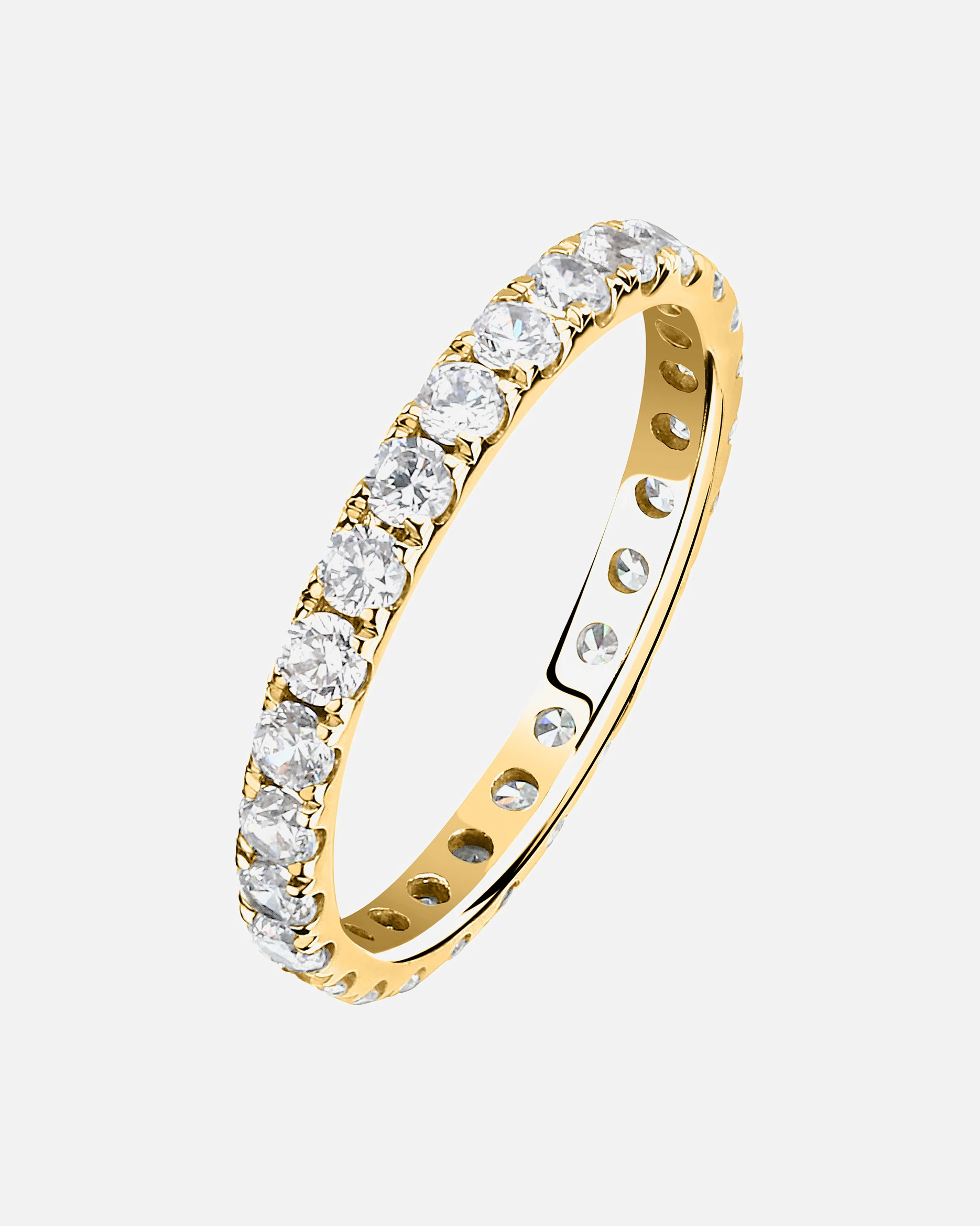 Live Diamond Bagues or jaune
