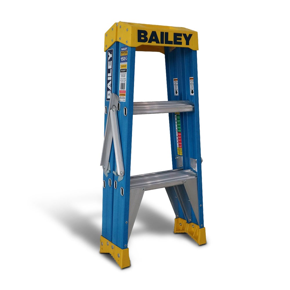 Scară dublă din fibră de sticlă BAILEY Step 3 Pro 0,9 m, 150 kg, FS13977