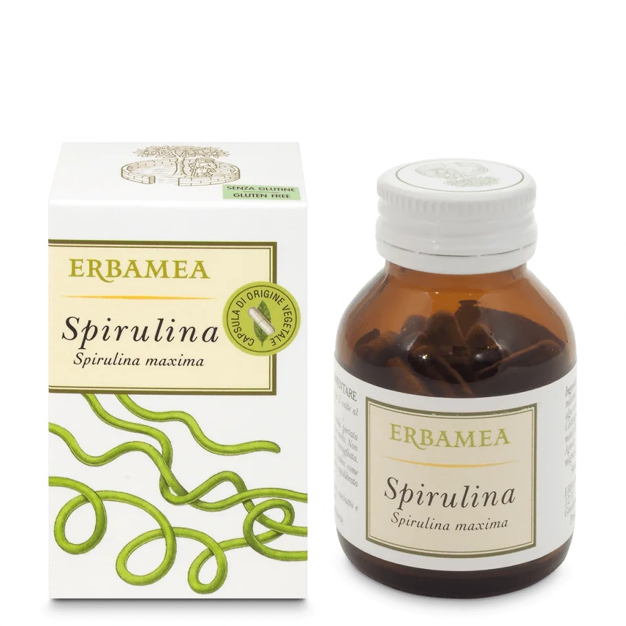 ERBAMEA Erbamea Spirulina Maxima 50 capsules Complément alimentaire à base de spiruline