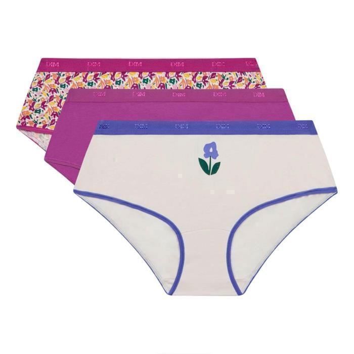 Paquete de 3 calzoncillos bóxer elásticos de algodón con diseño original 'Les Pockets de Dim' - DIM/2/D4C20/ARP/VIVA/03