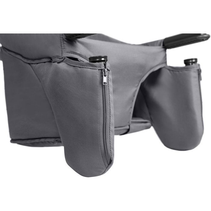 Siège de table mobile - HAUCK - Fix N Sit - De 6 mois à 15 kg - 37 x 42 x 32 cm - Gris foncé
