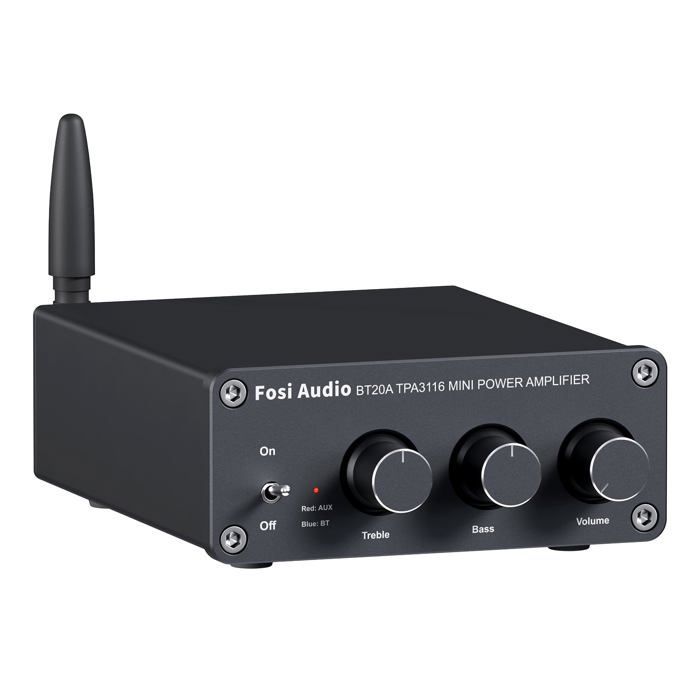 Fosi Audio BT20A Amplificateur Stéréo HiFi – Bluetooth 5.0 – 2 x 100 W