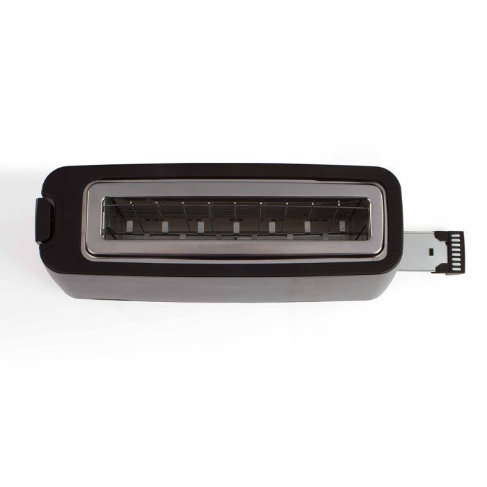 Langschlitztoaster – LIVOO – DOD168N – 900 W – Einstellbares Thermostat: 7 Stufen – Schwarz