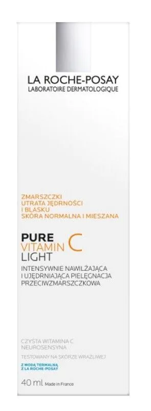 La Roche-Posay Pure Vitamin C Lekki Nawilżający i ujędrniający krem do twarzy