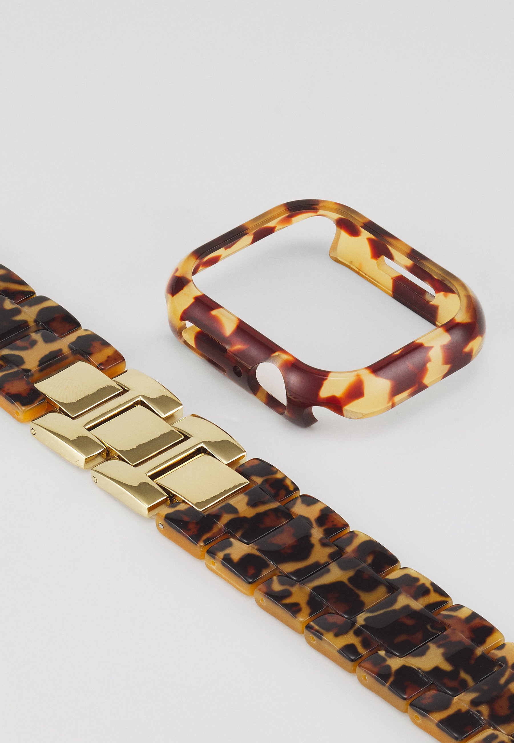Anna Field Apple Watch bandje en kast 40 - 41 mm set - Horlogeaccessoire - bruin