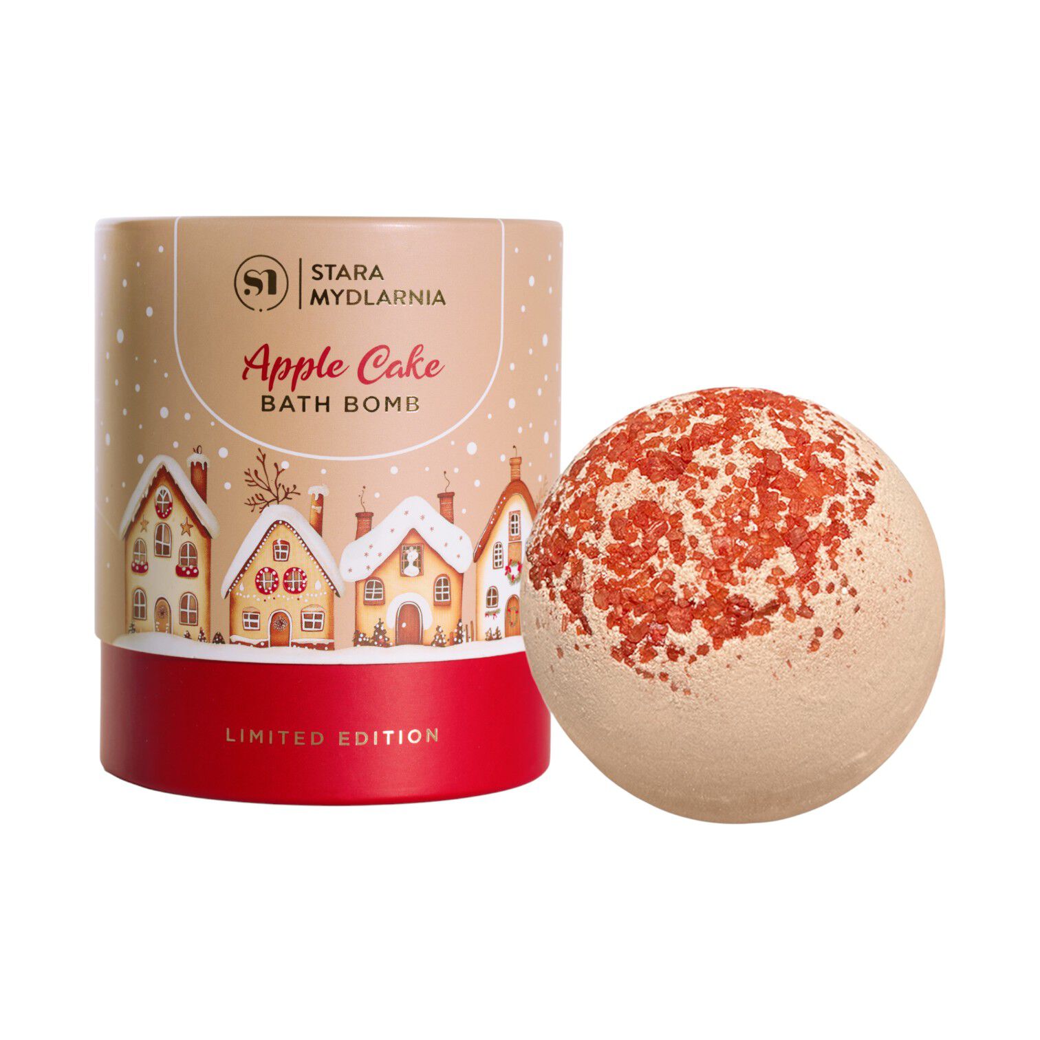 Vieille savonnerie de pommes rouges
