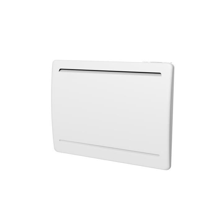 Radiador eléctrico fijo de inercia seca cerámica OCEANIC Rubis de 1000 W - Diseño curvo - Blanco - NF