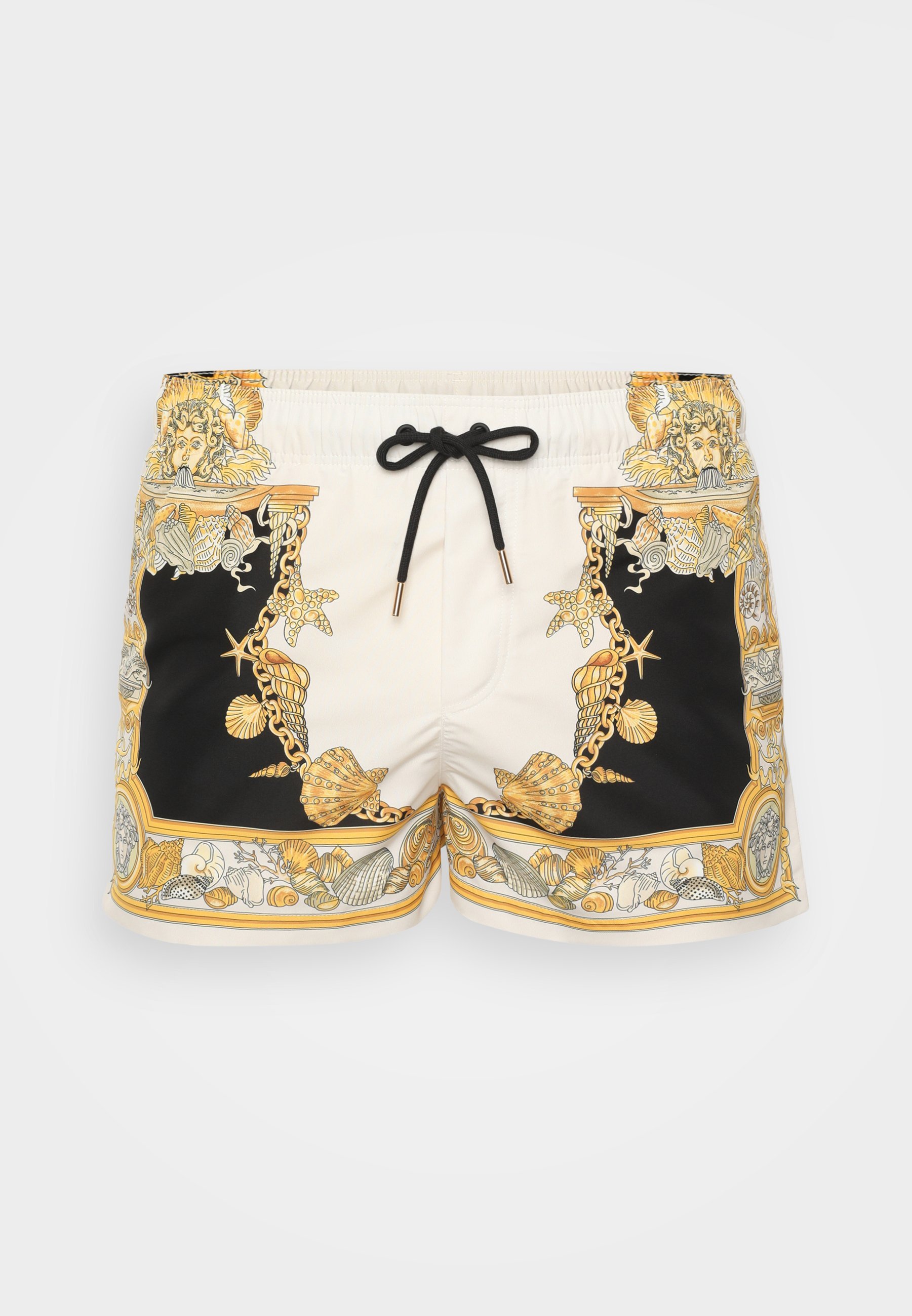 Versace SWIM GOLFO LA VACANZA FOULARD PRINT - Pantaloncini da bagno - avorio/nero/oro