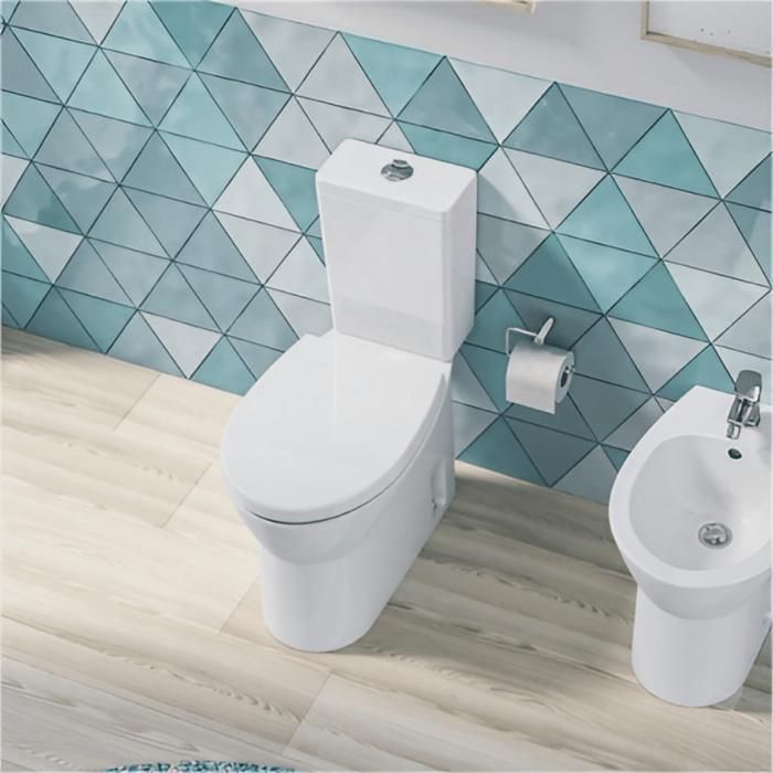 S/H Rimflush-Toilettenpackung ohne weißen Rand EASY SANINDUSA