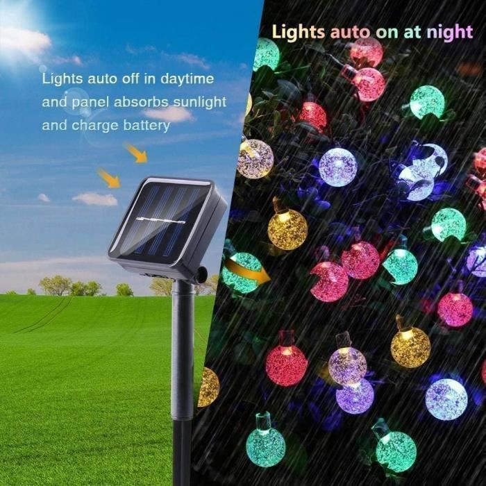 Solar buitenverlichting - MTEVOTX - Forever Light - Kristallen bol - 8 standen - Meerkleurig