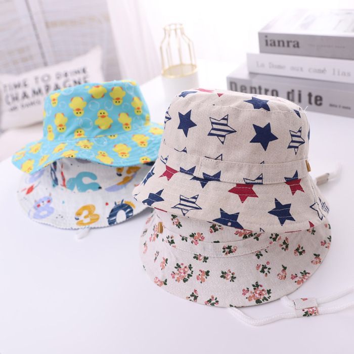 Gorro FUNMOON para niño, gorro de verano para el sol, gorro de playa para bebé, gorro de pescador ajustable para exteriores - 686042