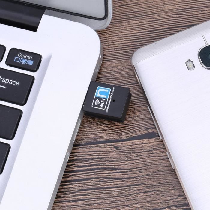 Adaptateur USB sans fil - GAROSA - Routeur WiFi - 300 Mbps - WPS - MIMO