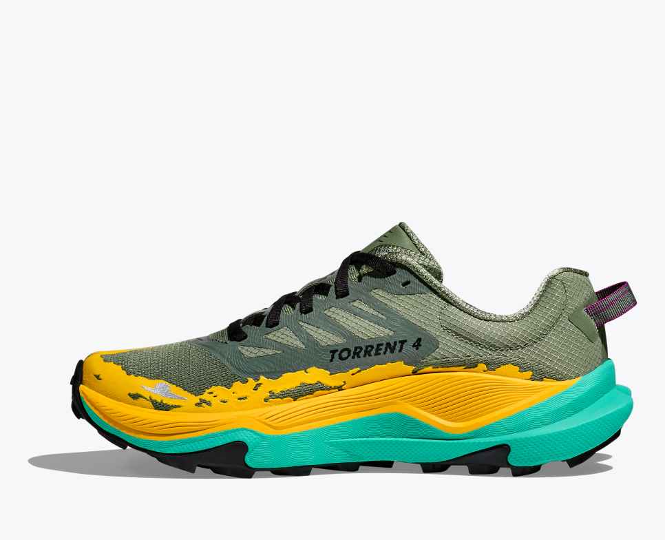HOKA Torrent 4 Succulent / Electric Aqua