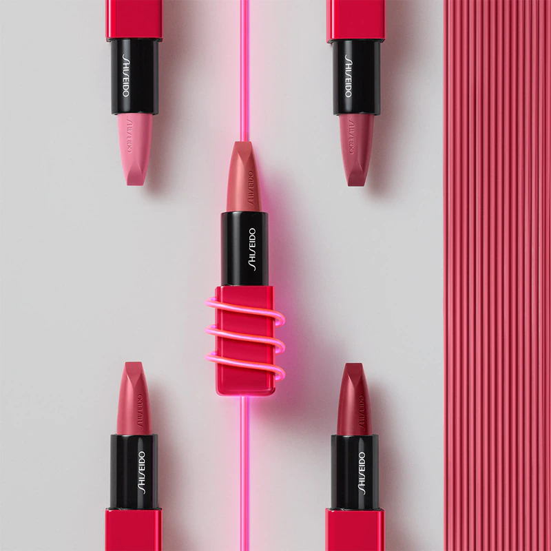 Batom em gel aveludado Technosatin da Shiseido Makeup