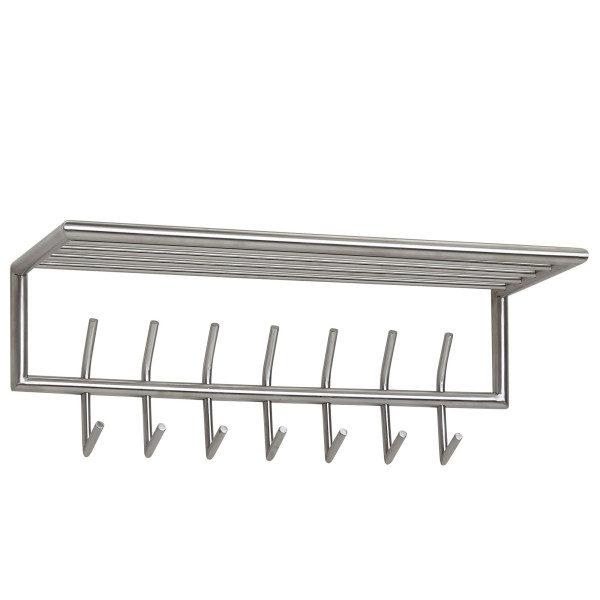 FineBuy Wieszak ścienny metal srebrny