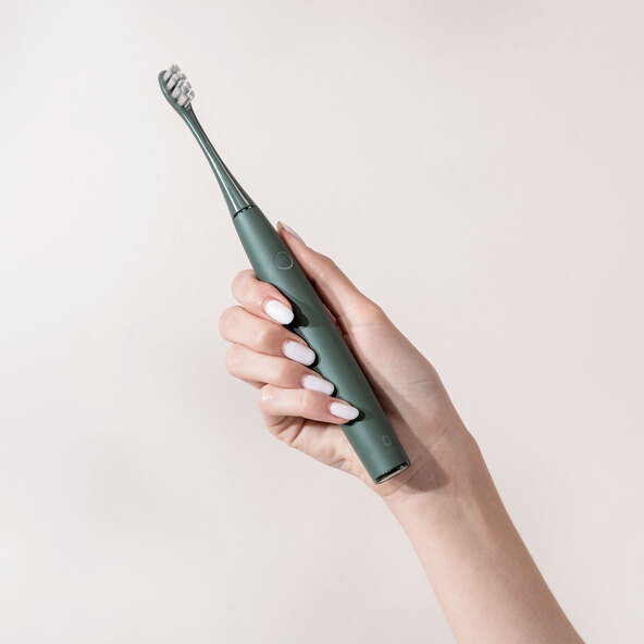 Conjunto de escova de dentes elétrica Air 2T, verde